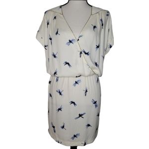LA PETITE FRANCAISE french dragonfly print dress